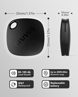 ATUVOS Mini localisateur GPS Détecteur Tracker Meilleures revues Enfants Animaux de compagnie Prix de gros Trouver ma technologie iOS Localisateur d'objets Traçage