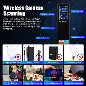 Security Protection Wireless <strong>Hidden</strong> Camera Detector GPS Tracker RF Signal Scanner WAV Listening Devices Finder for Travel Car - Product Image 5