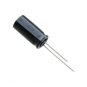 Distribuidor Autorizado: Condensador de Aluminio CAP ALUM 560UF 20% 35V RADIAL TH 35ZLS560MEFC10X20 de Orificio Pasante 560 uF - Product Image 1