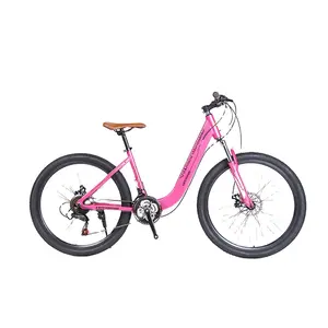 Venta al por mayor bicicleta adultos de las mujeres de venta-Bicicleta de Montaña de aleación de aluminio para mujer, bici femenina de 21 velocidades, 26 pulgadas, venta al por mayor