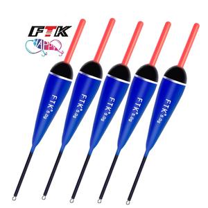 FTK 5 pièces/sac 2g 3g 4g 5g <span class=keywords><strong>tige</strong></span> <span class=keywords><strong>en</strong></span> fibre de carbone <span class=keywords><strong>Balsa</strong></span> bois flotteurs de pêche engins de pêche pour Crappie Panfish truite basse accessoires - Product Image 1
