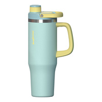Nouvelle Tasse Isotherme Personnalisée avec Poignée et Compartiment de Rangement Indépendant, Idéale pour Boire Directement en Extérieur et pour le Sport