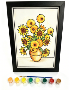 Kit Artistico 3D in Velluto con Girasoli, Set Educativo per Bambini, Regalo Creativo Fai-da-Te - Product Image 1