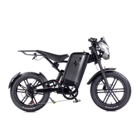 Nouveau Modèle Vélo Électrique Tout-Terrain 7 Vitesses à Pneus Larges Neige et Plage avec Moteur de Roue Arrière 500 Watts et Batterie au Lithium 48V