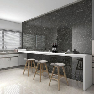 Tấm ốp tường hiện đại, linh hoạt 1200 x 2400, tấm PVC vân đá, chống thấm, chống cháy, trang trí - Product Image 4