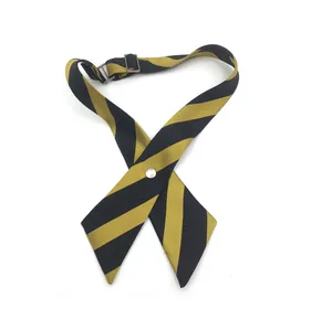 Кир с галстуком-бабочкой, в полоску, однотонные форма Воротник галстуки бабочки высокое японское школьная униформа для девушек-студенток; Красивые Бесплатная завязывать узел