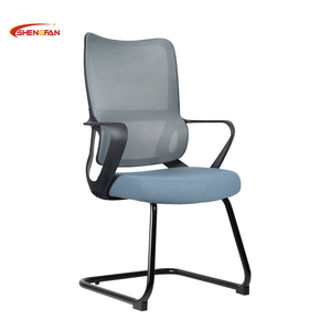 Mobilier de maison d'usine fauteuil de bureau en maille sans roues chaises de conférence pour le <span class=keywords><strong>personnel</strong></span> de bureau vente en gros à <span class=keywords><strong>bas</strong></span> prix - Product Image 3