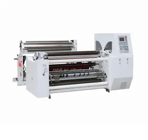 Máquina rebobinadora de papel pajita o película PET y papel de aluminio de alta velocidad de ancho extremadamente estrecho de