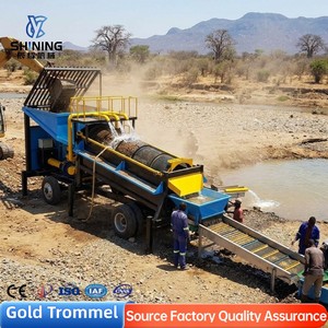 Véhicule mobile de lavage et de criblage d'or 30-50t/h avec système d'eau à circulation autonome grande capacité pour sites miniers isolés en Afrique - Product Image 1