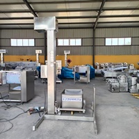 Automatische Bewegende/Vaste Vleesbak Lifter 200l Standaard Vlees Truck Industriële Vlees Lifter Emmer Lift Lift Lift Voor Voedselverwerking