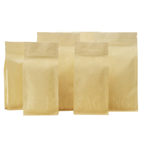 Sacs en papier Kraft à fond plat, pochettes pour le café, le thé, les aliments, personnalisés, unités