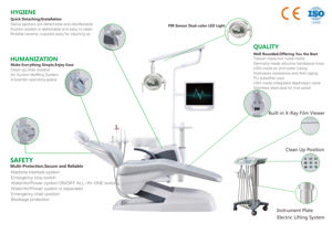 Nuova promozione-unità dentale/attrezzatura medica dentale/prezzo poltrona odontoiatrica - Product Image 5