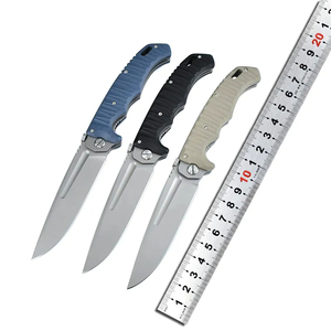 Cuchillo Táctico Plegable HL Personalizado con Mango G10 de Acero Inoxidable, Multifuncional para Uso DIY, ODM y OEM - Product Image 2