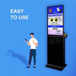 Station de location de batteries externes partagées pour kiosque de centre commercial avec lecteur de <span class=keywords><strong>carte</strong></span> et <span class=keywords><strong>terminal</strong></span> de point de vente - Product Image 6