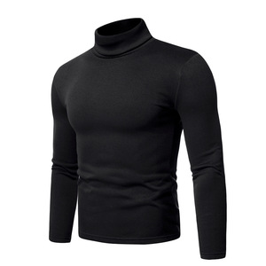 Suéter Masculino PASUXI 2026 de Gola Alta Térmico em Tricô Macio com Forro Sólido - Product Image 2
