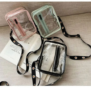 Hot Selling Custom Fashionable Women's PVC Transparent Mini Single <b>Shoulder</b> <b>Bag</b> <b>Waterproof</b> Feature - Product Image 4