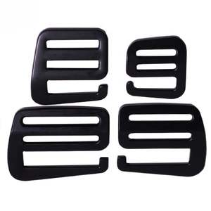 Hebilla de Gancho en G de Aluminio Negro con Logotipo Personalizado para Cintas de 38 mm para Bolsas y Equipo de Exterior - Product Image 6