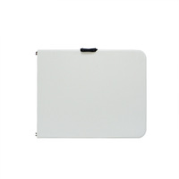 Promotion Table de Pique-Nique et Repas Pliante en Plastique HDPE Blanche Rectangulaire Populaire pour Événements Intérieurs et Extérieurs, Mariages