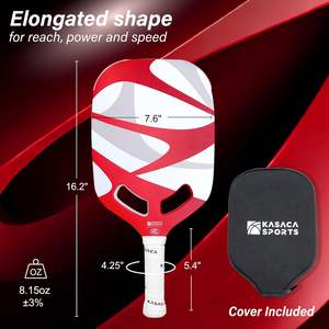 Top Edgeless Pickleball Paddle Aero Swift Rd Edgeless Pickleball Paddle 16Mm Aprobado para Pickleball - Product Image 2