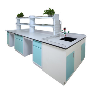 Banc de laboratoire en acier époxy Wao 16 mm avec 2 tiroirs pour usage scolaire - Product Image 5