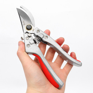 Basil Pruning Shears 20.5cm Alloy Steel Blade Red Handle For Fruit <b>Tree</b> Trimming - Product Image 4