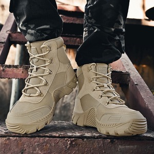 Botas Tácticas para Hombre, Impermeables, de Camuflaje, para Senderismo, Aventura, Rescate y Entrenamiento, Talla Grande, Tela Oxford - Product Image 3