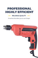 220V petite perceuse électrique à main haute puissance électrique vitesse Variable travail du bois combinaison spéciale perceuse à percussion électrique