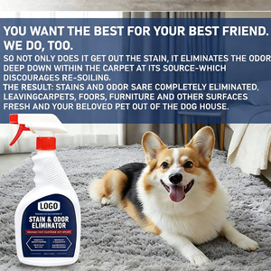 Stain and Odor Eliminator Spray Dog Smell Remover for Carpet Dog Odor Remover Enzyme Carpet <strong>Cleaner</strong> Pet Cleaning Supplies - Product Image 2