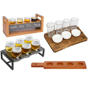 Tablero de vuelo de cerveza de madera de 14*4,25*5,25 pulgadas de uso multiusos de tamaño de color de logotipo personalizado para servir y probar - Product Image 5