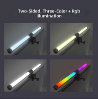 Lampe de bureau LED à intensité variable alimentée par USB, avec abat-jour en plastique, protection des yeux pour écran d'ordinateur