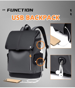 Sac à dos pour ordinateur portable imperméable personnalisé, multifonctionnel, avec chargement USB, sac à dos intelligent pour affaires, sac à dos à bandoulière, insert pour ordinateur portable - Product Image 6