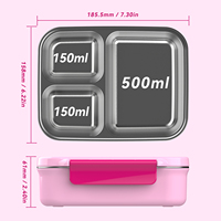 Nouvelle boîte à lunch isotherme en acier inoxydable pour enfants avec poignée, idéale pour le transport – Vente en gros de fournitures scolaires