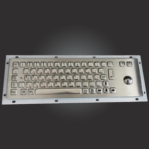 Quiosco de la industria del metal personalizado IP65 estacionamiento público al aire libre impermeable antidisturbios teclado de acero inoxidable - Product Image 6