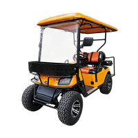 Véhicule de tourisme électrique JINWO 72V pour le golf, longue portée, 2+2 places, 4 roues, avec toit, certifié CE, 30-90 km/h, Grade 25