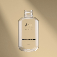 Sortie d'usine 100ml luxe Fine brume vaporisateur bouteille Transparent dégradé bleu vaporisateur bouteille cheveux corps brouillard bouteille pour cosmétique
