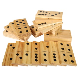 EASTOMMY Jeu de dominos en bois ET-235083, dominos d'extérieur pour pelouse et cour, jeux d'extérieur - Product Image 2
