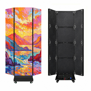 Pantalla LED Digital a Todo Color P2mm 1280x1960mm, Plegable en Tres Partes, para Interiores, Animación <span class=keywords><strong>de</strong></span> Texto, para Tiendas Minoristas, Centros Comerciales, Metro, Agencias - Product Image 2