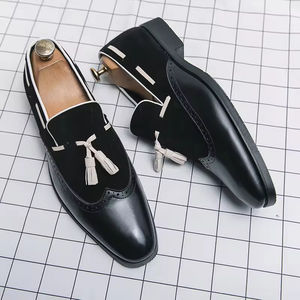 Zapatos de Cuero de Alta Calidad Hechos a Mano Profesionales para Vestir de Negocios o Bodas con Punta, Impermeables, Transpirables y con Soporte de Arco - Product Image 5
