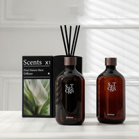 Diffuseur d'arômes en verre personnalisé avec logo, 500 ml, sans alcool, artisanal, écologique, longue durée, cadeau d'entreprise, hôtel