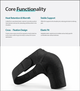 Penjualan Langsung Pabrik Penyangga Bahu Rotator Cuff Kain Komposit Ukuran Besar yang Dapat Disesuaikan, Bernapas, Ramah Lingkungan, Pereda Nyeri - Product Image 3