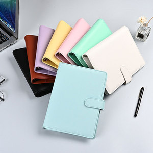 Venta al por mayor Macaron PU cuero personalizado planificador cuaderno presupuesto organizador Agenda - Product Image 3