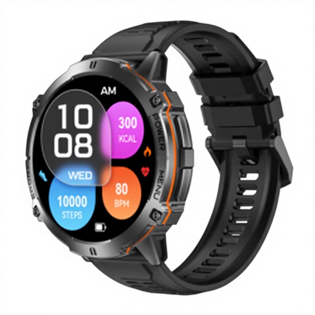 X3 Smart Watch 1.73-inch AMOLED Large Screen Super Standby Altitude IP68 Depth Waterproof Men's Smartwatch