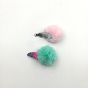 Commerce extérieur Enfants PVC Bulle Coton BB Ball Épingle À Cheveux Clip Cheveux Accessoires Ornements - Product Image 3