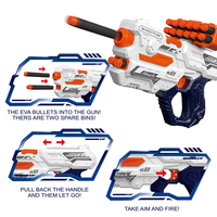 Jouet de pistolet à balle molle en mousse EVA avec pistolets cibles jouet balle molle pour enfants jouets de pistolet à Air comprimé de sécurité