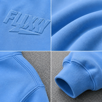 Fabricant de sweats à capuche personnalisés en relief, sweats à capuche surdimensionnés de haute qualité, prix d'usine, service OEM ODM, impression de logo 3D sur les sweats