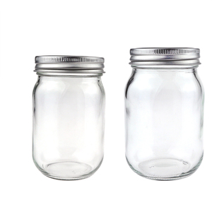 Pot en verre verre vide, avec couvercle, 5oz 8oz 12oz 16oz 25oz 32oz, boîte à aliments, Mini boule, <span class=keywords><strong>maçon</strong></span> - Product Image 2