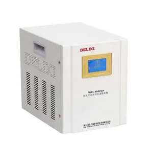 คุณภาพสูง Delixi TND3ความแม่นยำสูงอัตโนมัติแรงดันไฟฟ้า AC Single Phase Regulator Power Stabilizer 220V