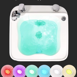 Bañera Portátil para Pedicura, Lavabo para Pies con Chorro y Luz - Product Image 3