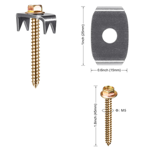 Produttore di alta qualità <span class=keywords><strong>in</strong></span> metallo <span class=keywords><strong>ottone</strong></span> 304 <span class=keywords><strong>in</strong></span> acciaio inox recinzione che timbra parti esagonali viti di fissaggio per scherma - Product Image 2