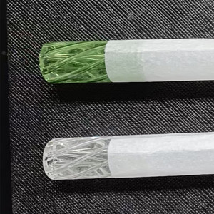Ống nối thẳng bằng thủy tinh borosilicat trong suốt bán buôn, kích thước 8, 10, 12mm, đầu nối xoắn ốc <span class=keywords><strong>Doink</strong></span>, dùng cho giấy cuốn, in logo tùy chỉnh - Product Image 2